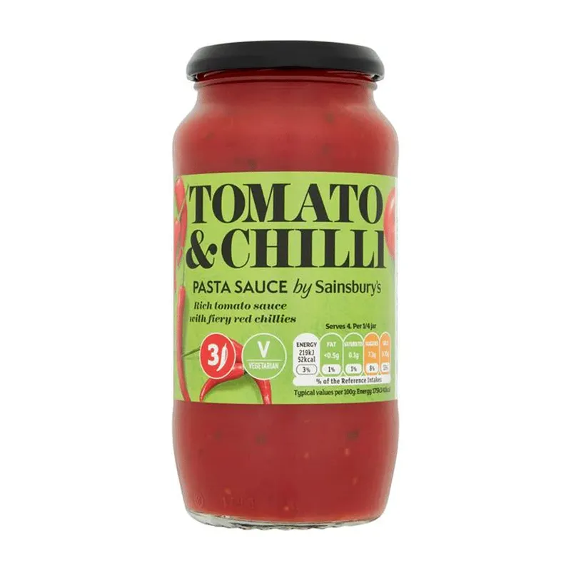 Sainsbury’s Tomato & Chilli Pasta Sauce 500g