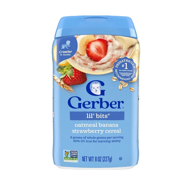 Gerber Oatmeal Banana Strawberry Cereal 227g