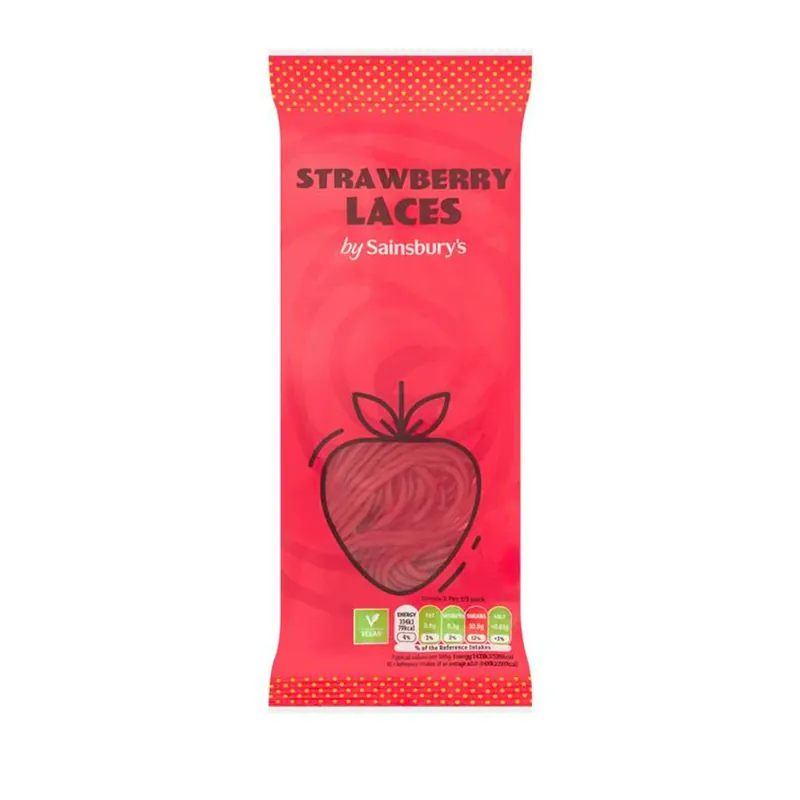Sainsbury’s Strawberry Laces 70g