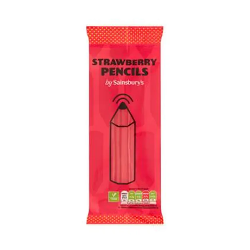 Sainsbury’s Strawberry Pencils 70g