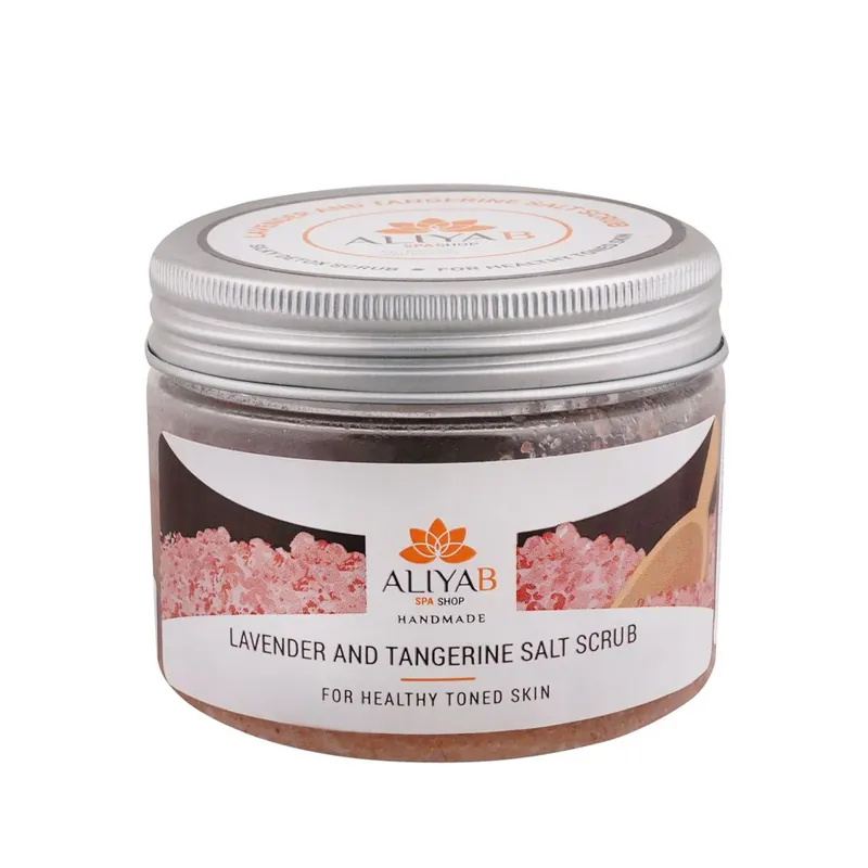 Aliya B Lavender & Tangerine Salt Scrub 150ml