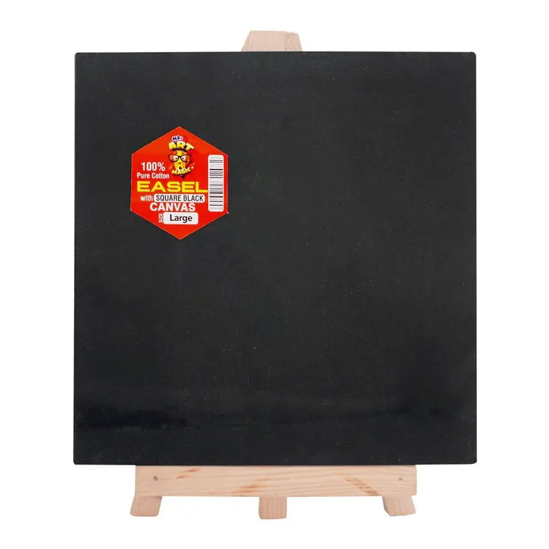 Easel Square Black Canvas Medium