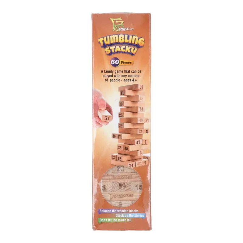Gamex Cart Wooden Tumbling Stacku 60s