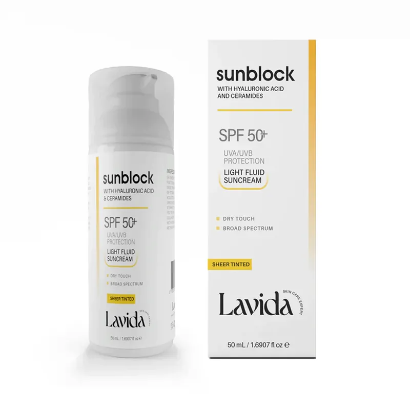 Lavida Sheer Tint Sunblock Spf-50 50ml