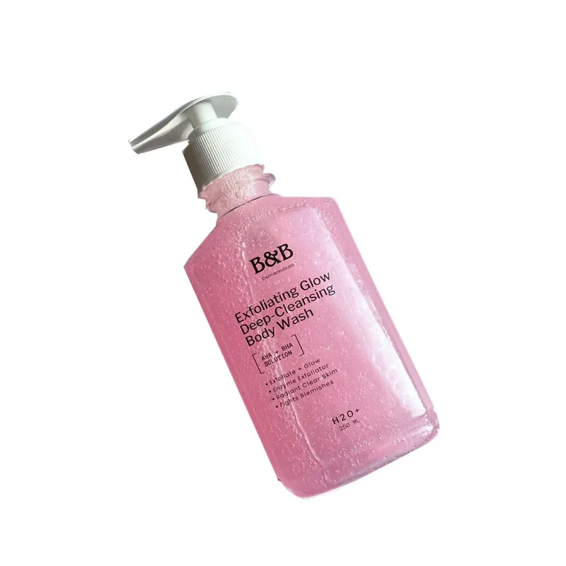 B&b Exfoliating Glow Deep-cleansing Body Wash 250ml