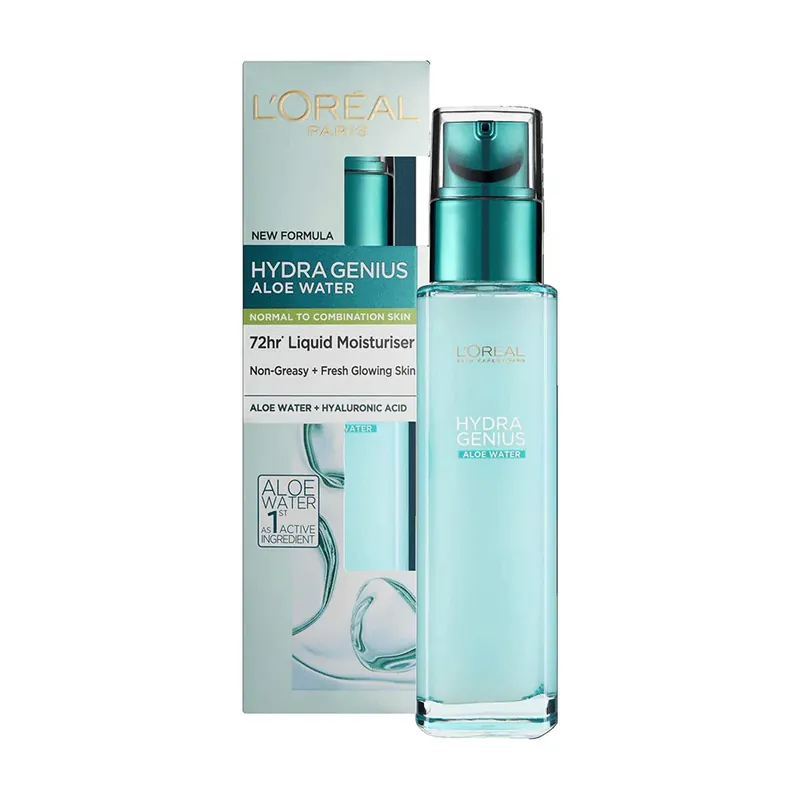 Loreal Hydra Genius Aloe Water Normal To Combination Skin Moisturizer 70ml