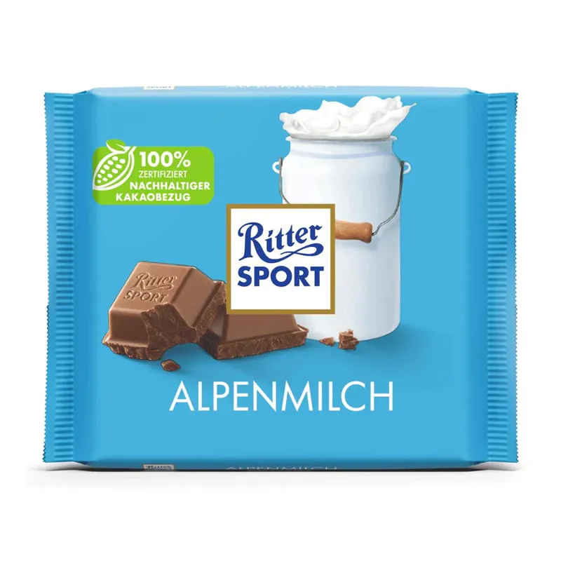Ritter Sport Alpenmilch Chocolate 100g