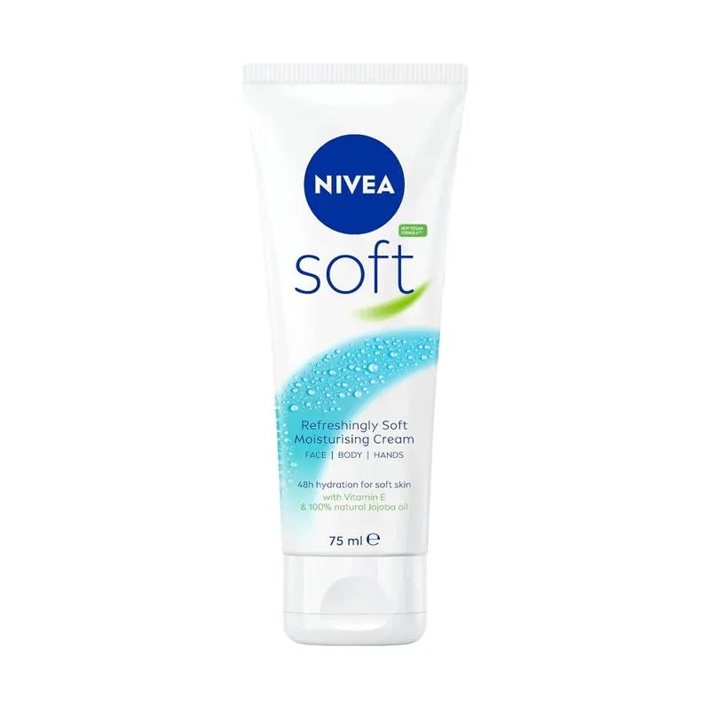 Nivea Soft Face Body Hands Cream 75ml