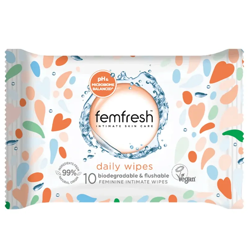 Femfresh Intimate Daily Wipes 10s