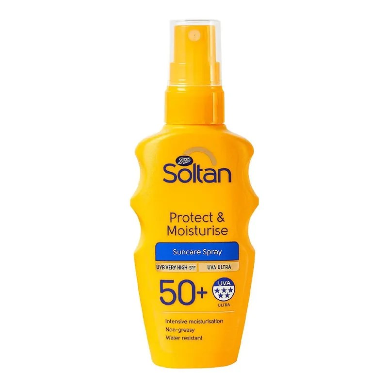 Boots Soltan Protect & Moisturise Suncare Mini Spray 75ml