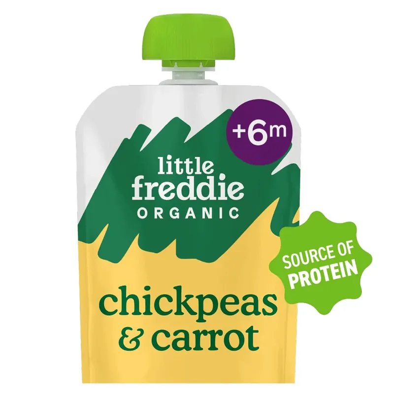 Little Freddie Chickpeas & Carrot 100g