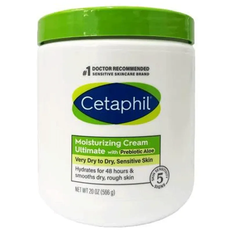 Cetaphil Moisturizing Cream Ultimate With Prebiotic Aloe 566g