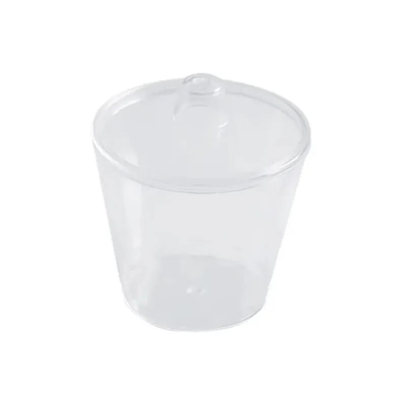 Falcon Round Cup With Lid 2 Onz