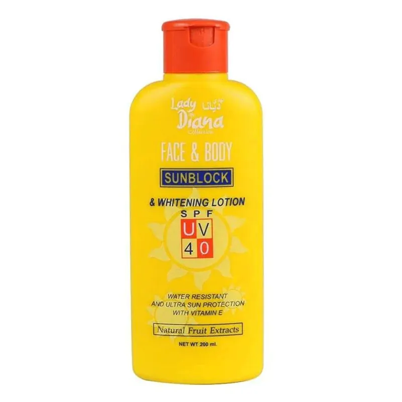 Lady Diana Face & Body Sunblock Lotion 200ml