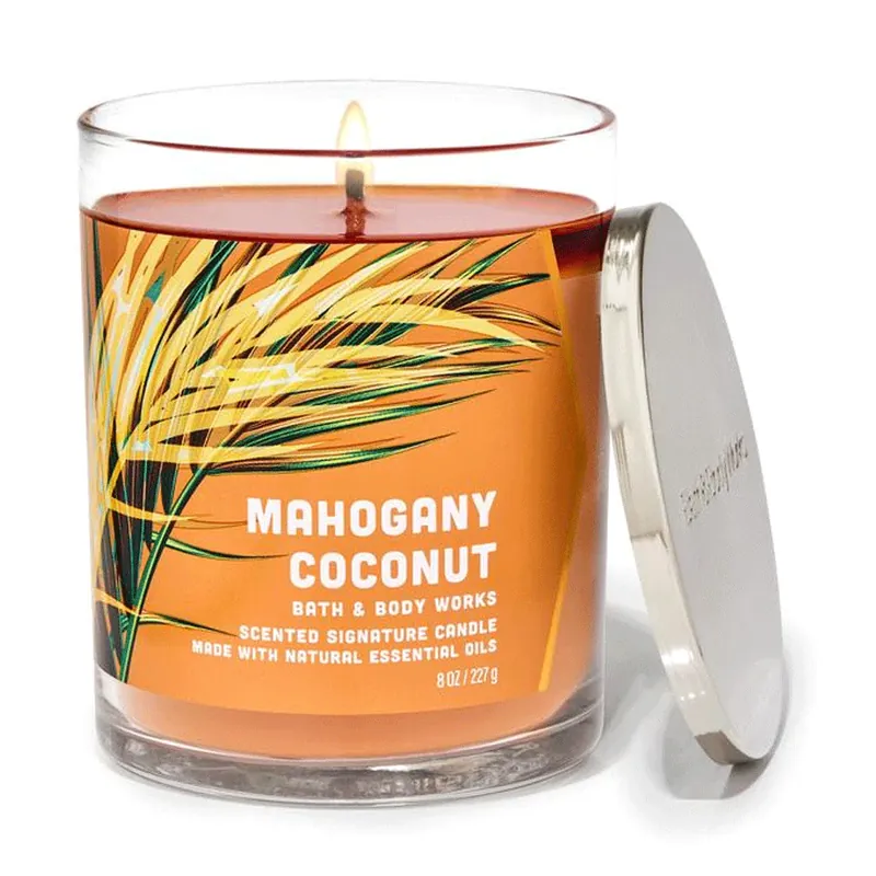 Bath & Body Works Mahogany Coconut Candle 227g