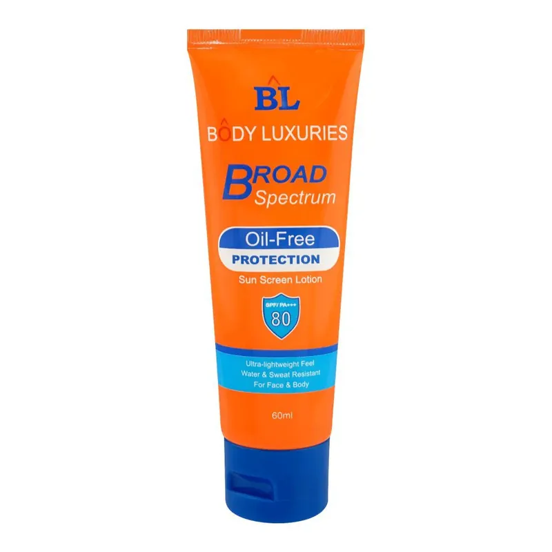 Body Luxuries Broad Spectrum Spf 80 Sun Screen Lotion 60ml