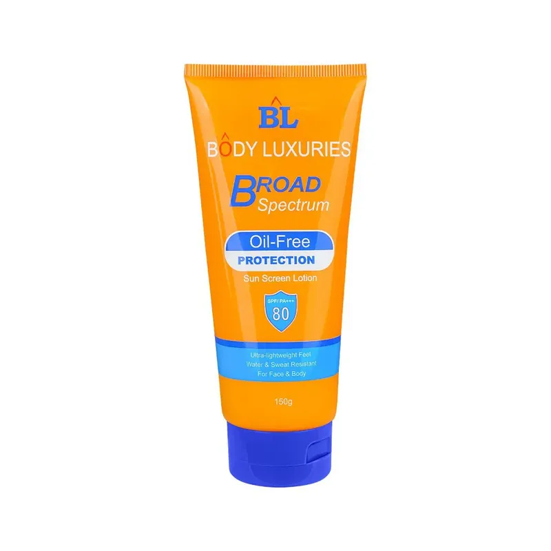 Body Luxuries Broad Spectrum Oil Free Sun Screen Lotion 150g