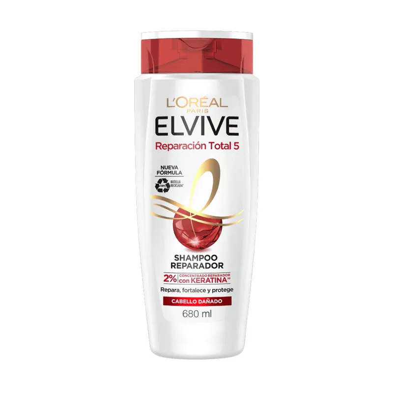 Loreal Elvive Re[aracion Total 5 Shampoo Riparador 680ml
