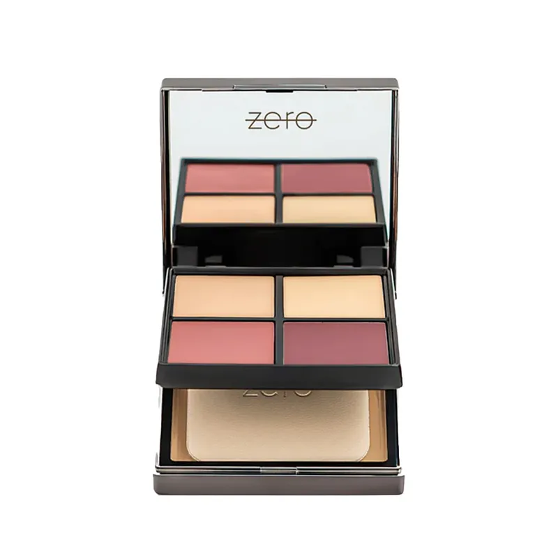 Zero Makeup Face Perfecting Palette Porcelain 4x3g
