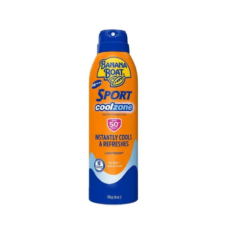 Banana Boat Coolzone Sport 50+instantly Cools 7 Resfreshes Spray 170g