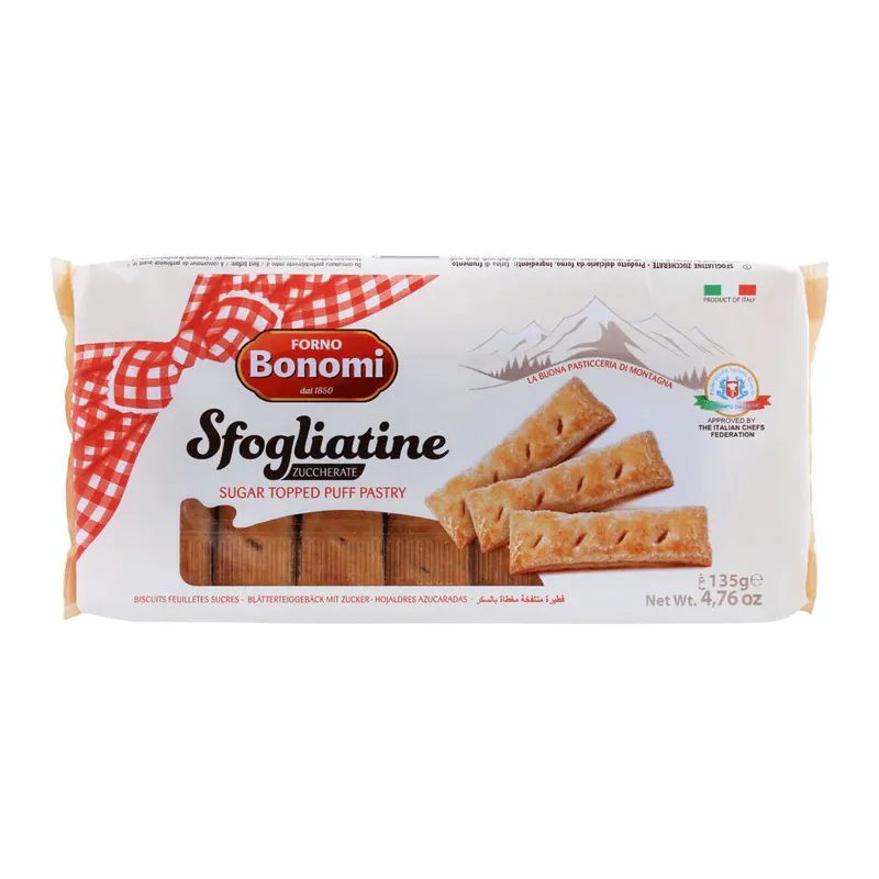 Bonomi Sfogliatine Sugar Puff Pastry 135g