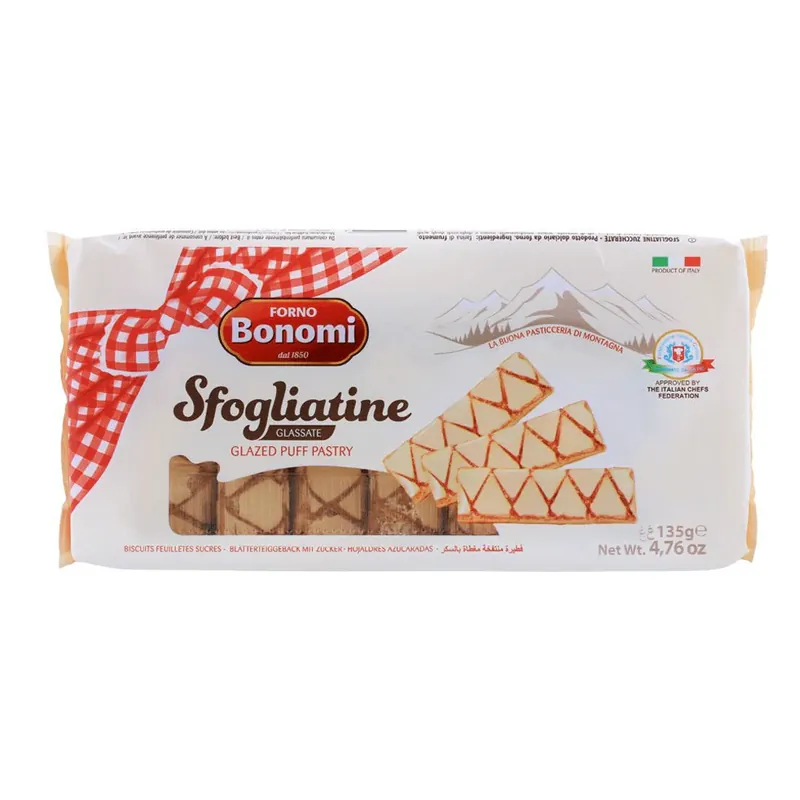 Bonomi Sfogliatine Glazed Puff Pastry 135g