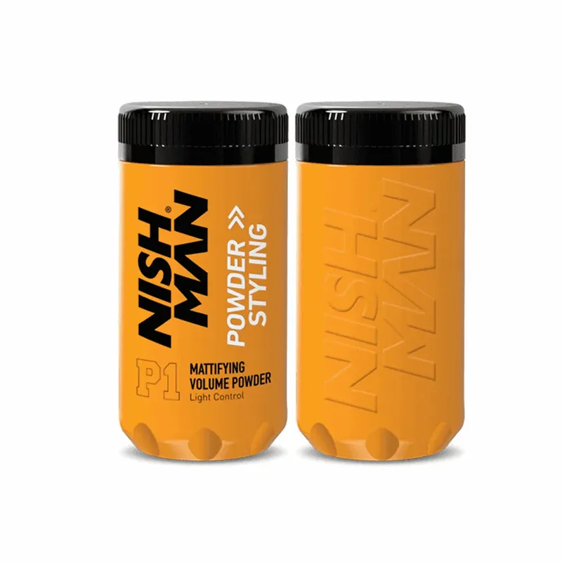 Nish Man P1 Volume Powder Mattifying Styling Light Control 20g