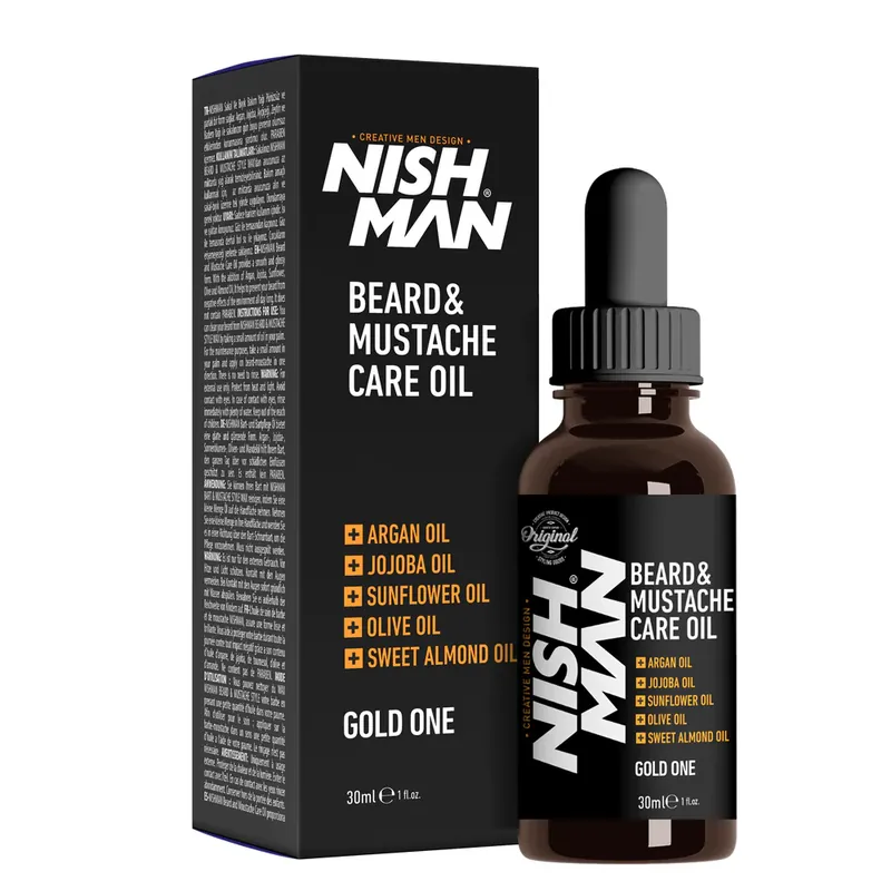 Nish Man Beard & Mustache Care Oil 30ml