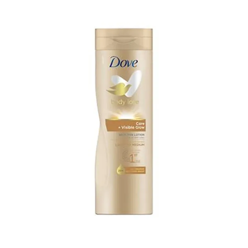 Dove Care+visible Glow Light To Medium Body Love Lotion 400ml