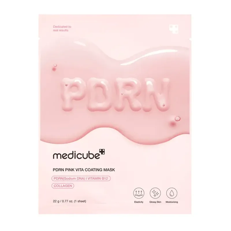 Medicube Pdrn Pink Vita Coating Sheet Mask 22g