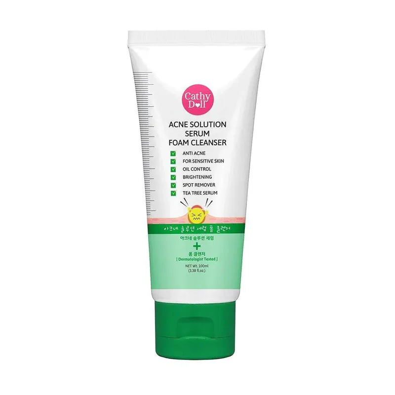 Cathy Doll Acne Solution Serum Foam Cleanser 100ml