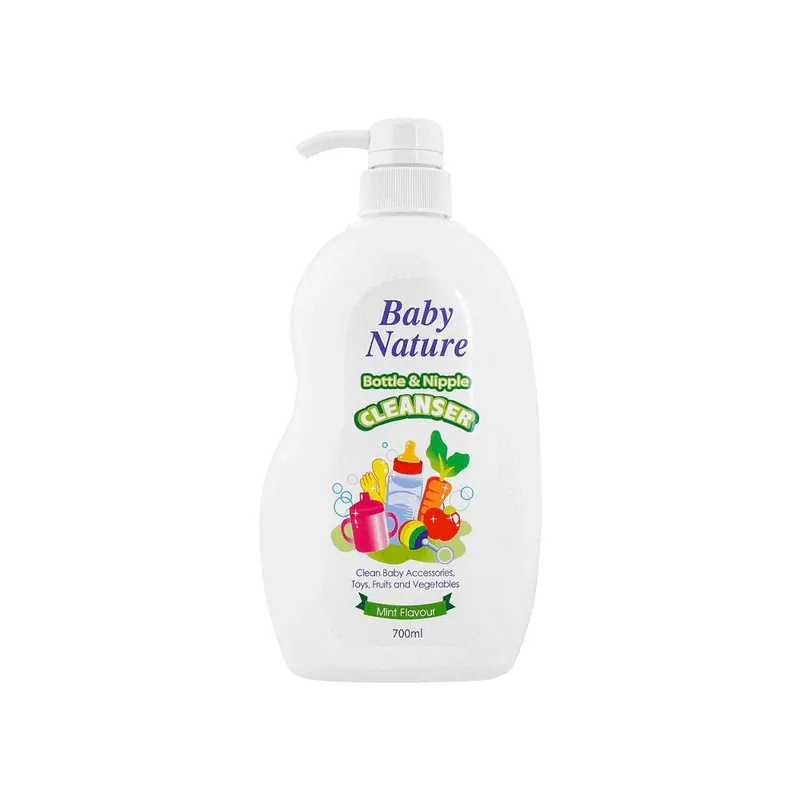 Baby Nature Bottle & Nipple Cleanser Mint Flavour 700ml