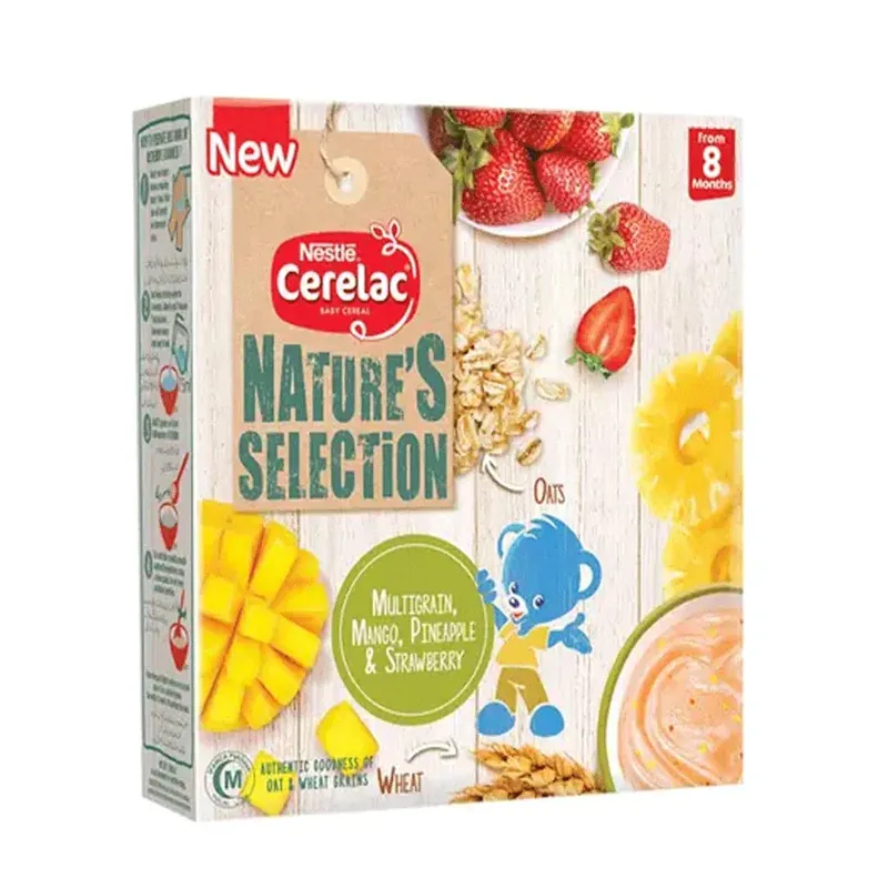 Nestle Cerelac Multigrain,mango,pineapple & Strawberry 175g