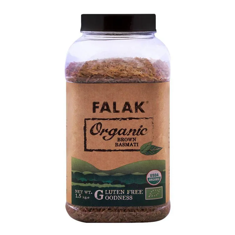 Falak Rice Organic Brown Basmsti 1.5kg