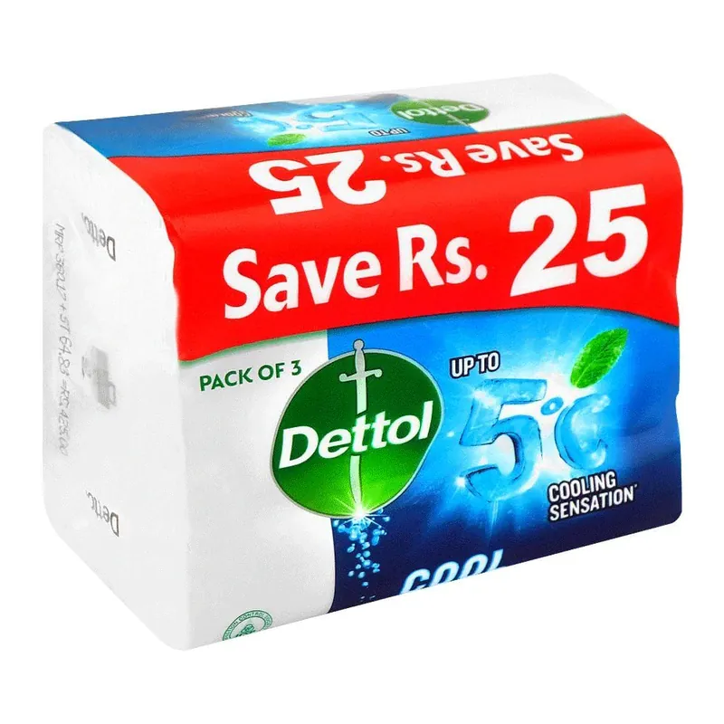 Dettol Cool Soap 3x110g