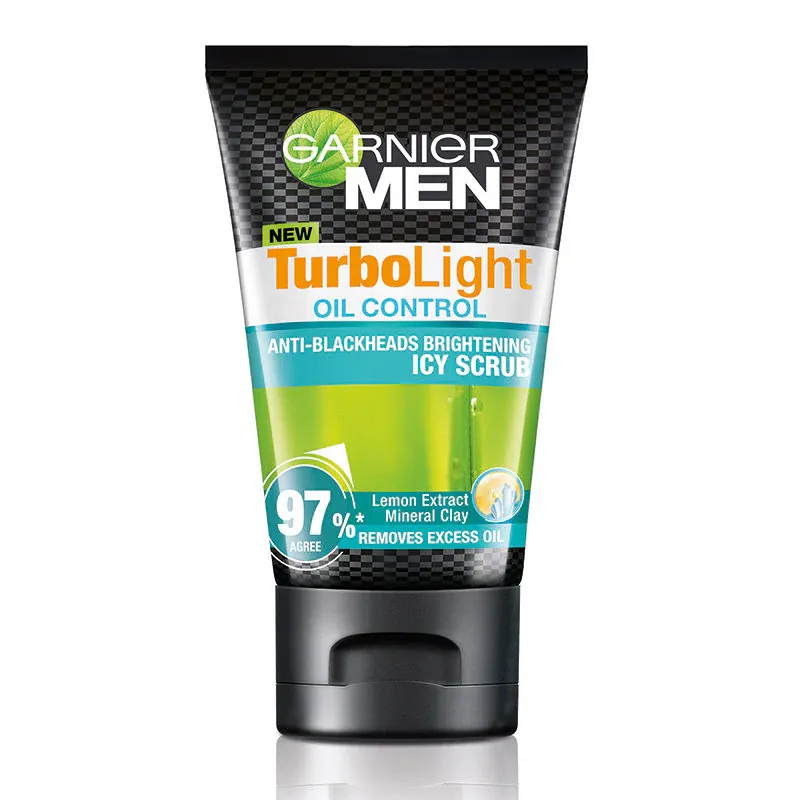 Garnier Men Oil Control Icy Scrub Face Wash 100ml