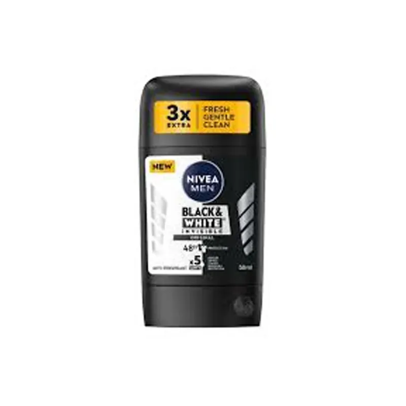 Nivea Men Black & White Invisible Original Deodorant Stick 50ml