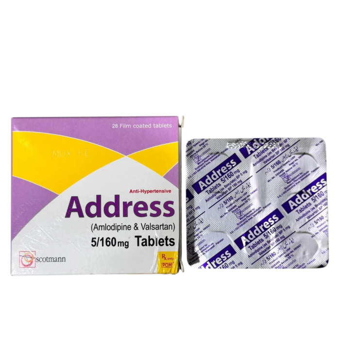 Address 5 / 160mg