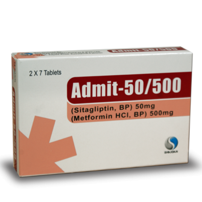 Admit 50 500mg Tablets