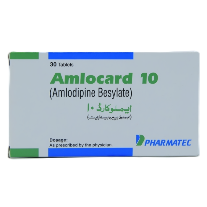 Amlocard 10mg Tablets 30s