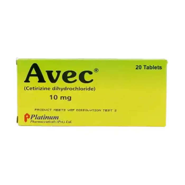 Avec 10mg Tablets 20s
