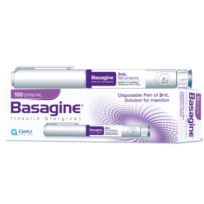 Basagine Disposable Pen 3ml 100units/Ml