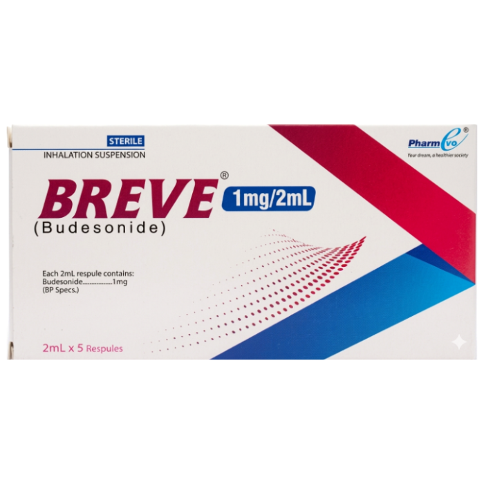 Breve 1mg/2ml inhalation suspension 5s
