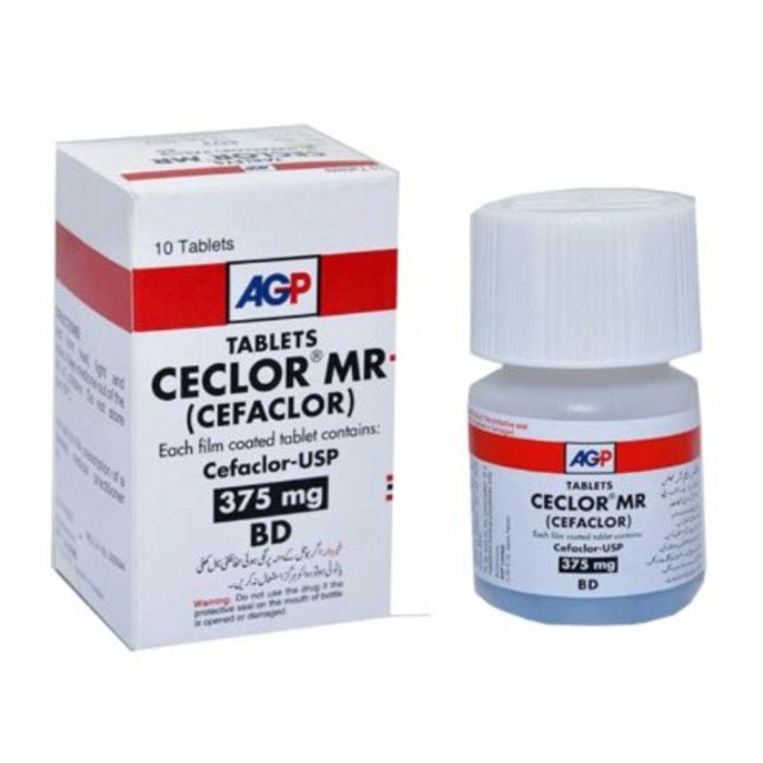 Ceclor Mr 375mg Tablets