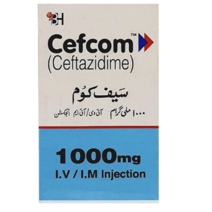 Cefcom 1000mg Im Iv Inj