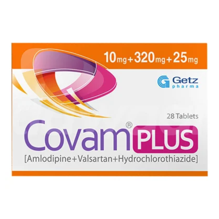 Covam Plus 10mg 320mg 25mg Tablets