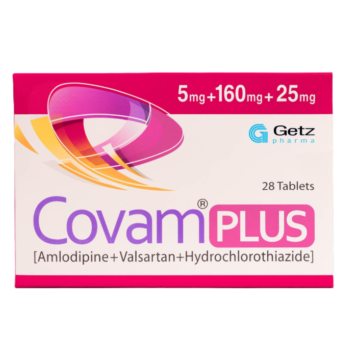 Covam Plus 5mg + 160mg + 25mg