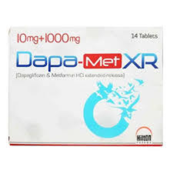 Dapa Met Xr 10mg 1000mg Tablets