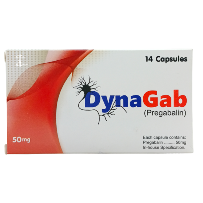 Dynagab 50mg Capsules