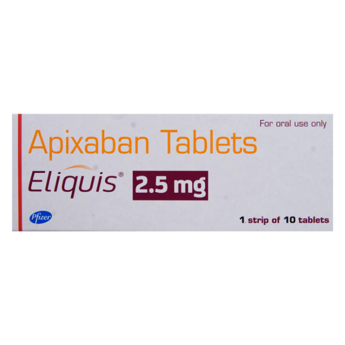 Eliquis 2.5mg Tablets